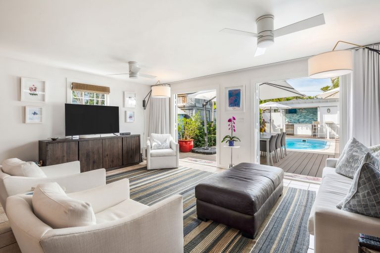 Living room at Casa Catalina, an Old Town Key West vacation rental