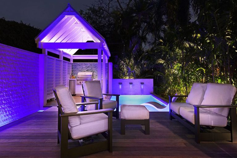 Wide landscape view of Brisa Azul, an Old Town Key West vacation rental with private pool and off-street parking