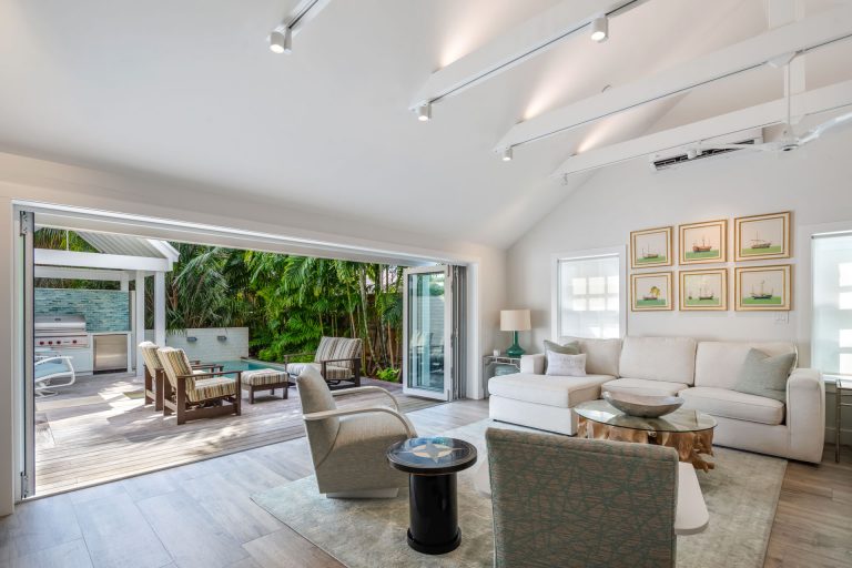 Saltwater pool and pool deck at Brisa Azul, an Old Town Key West vacation rental with private pool and off-street parking
