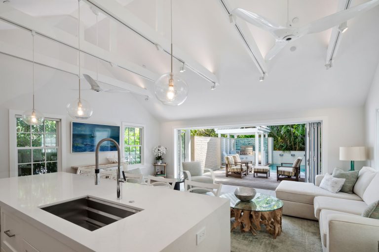 Saltwater pool and pool deck at Brisa Azul, an Old Town Key West vacation rental with private pool and off-street parking