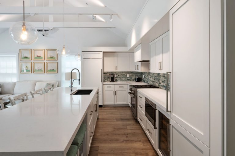 Living and dining area at Brisa Azul, an Old Town Key West vacation rental with private pool and off-street parking