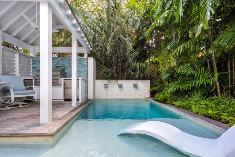Interior view of Brisa Azul, an Old Town Key West vacation rental with private pool and off-street parking