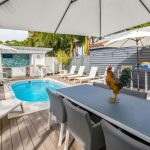 Heated private pool at Casa Catalina, an Old Town Key West vacation rental half a block from Duval Street
