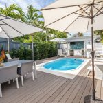 Heated private pool at Casa Catalina, an Old Town Key West vacation rental half a block from Duval Street