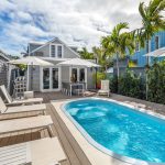 Heated private pool at Casa Catalina, an Old Town Key West vacation rental half a block from Duval Street