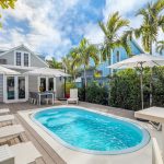 Heated private pool at Casa Catalina, an Old Town Key West vacation rental half a block from Duval Street